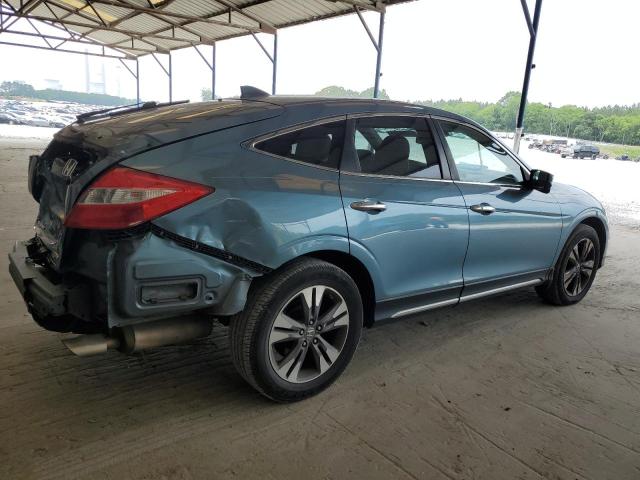 5J6TF2H57DL004990 - 2013 HONDA CROSSTOUR EXL BLUE photo 3