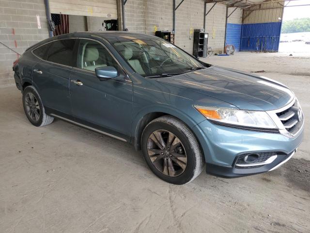 5J6TF2H57DL004990 - 2013 HONDA CROSSTOUR EXL BLUE photo 4