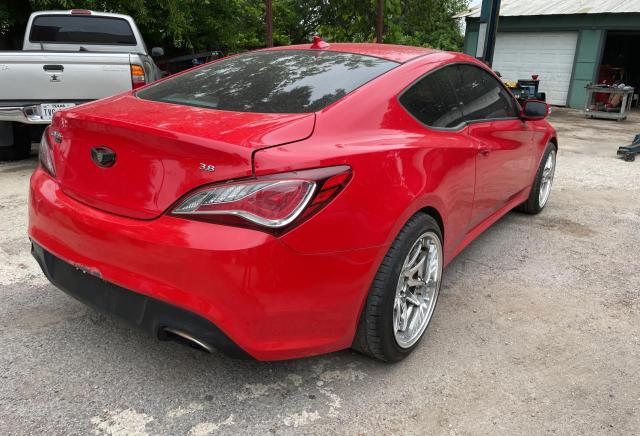 KMHHU6KJ4FU123894 - 2015 HYUNDAI GENESIS CO 3.8L RED photo 4