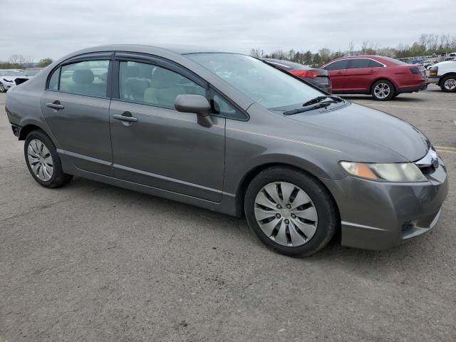 2HGFA16569H536932 - 2009 HONDA CIVIC LX GRAY photo 4