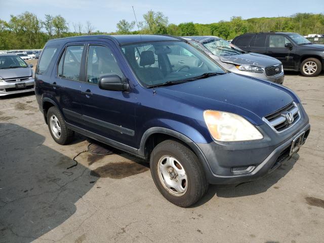 JHLRD78444C046885 - 2004 HONDA CR-V LX BLUE photo 4