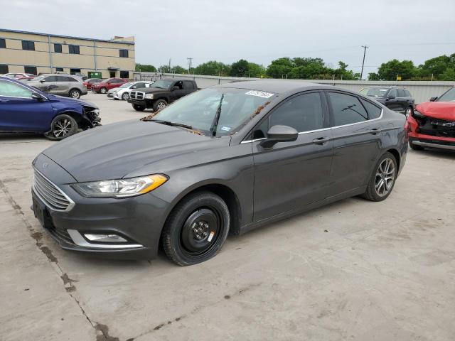 3FA6P0HD0HR162984 - 2017 FORD FUSION SE GRAY photo 1