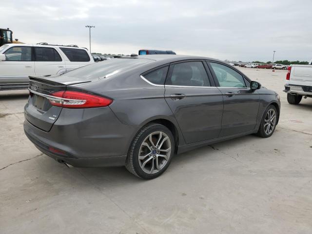 3FA6P0HD0HR162984 - 2017 FORD FUSION SE GRAY photo 3