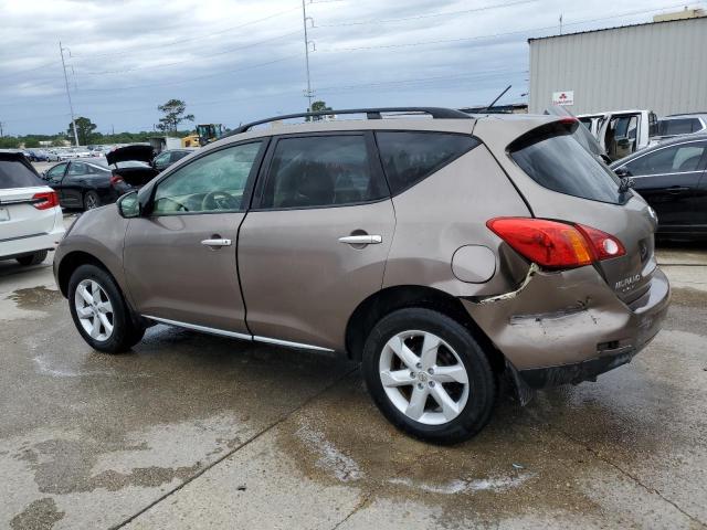 JN8AZ18UX9W026739 - 2009 NISSAN MURANO S TAN photo 2