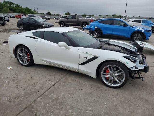 1G1YB2D7XK5113792 - 2019 CHEVROLET CORVETTE STINGRAY 1LT WHITE photo 4