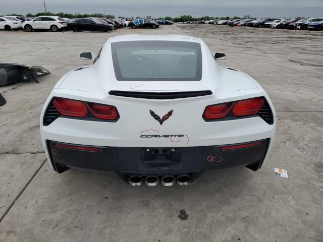 1G1YB2D7XK5113792 - 2019 CHEVROLET CORVETTE STINGRAY 1LT WHITE photo 6