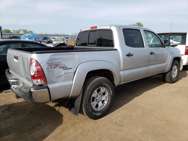 5TEJU62NX6Z266302 - 2006 TOYOTA TACOMA DOUBLE CAB PRERUNNER SILVER photo 3