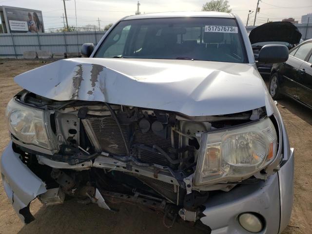 5TEJU62NX6Z266302 - 2006 TOYOTA TACOMA DOUBLE CAB PRERUNNER SILVER photo 5