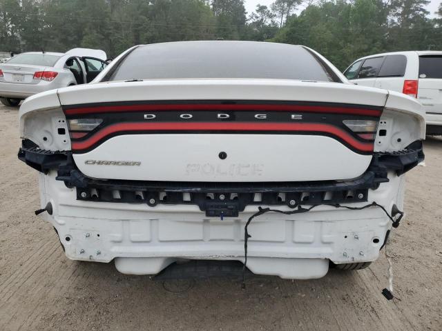 2C3CDXAT6FH778704 - 2015 DODGE CHARGER POLICE WHITE photo 6