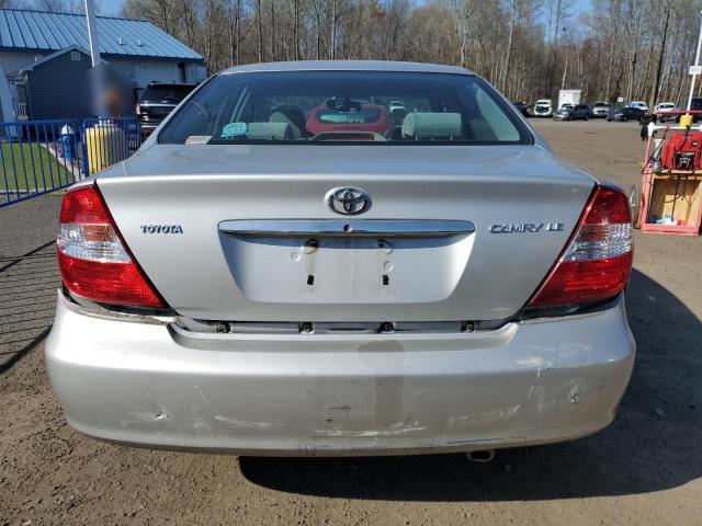 4T1BE32K82U554954 - 2002 TOYOTA CAMRY LE SILVER photo 6