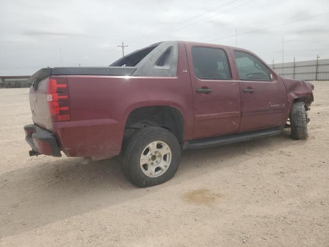 3GNEC12067G157335 - 2007 CHEVROLET AVALANCHE C1500 MAROON photo 3