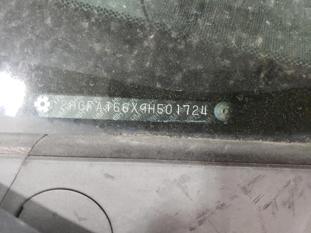 2HGFA166X9H501724 - 2009 HONDA CIVIC LX-S BROWN photo 12