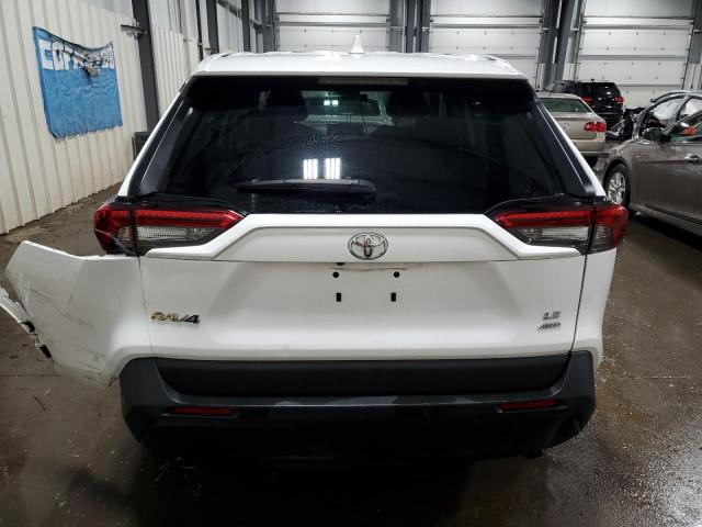 2T3F1RFV4NC290620 - 2022 TOYOTA RAV4 LE WHITE photo 6