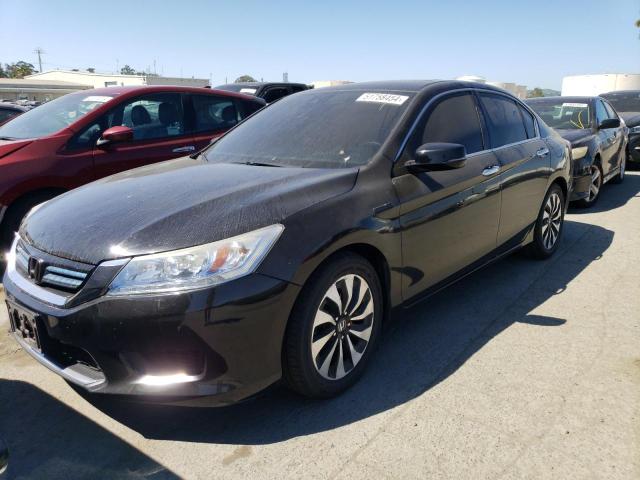 1HGCR6F75FA012370 - 2015 HONDA ACCORD TOURING HYBRID BLACK photo 1