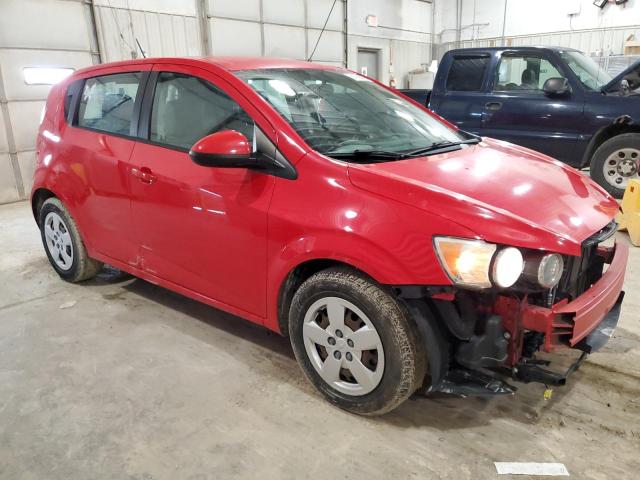 1G1JA6SH5F4163373 - 2015 CHEVROLET SONIC LS 红色 照片 4