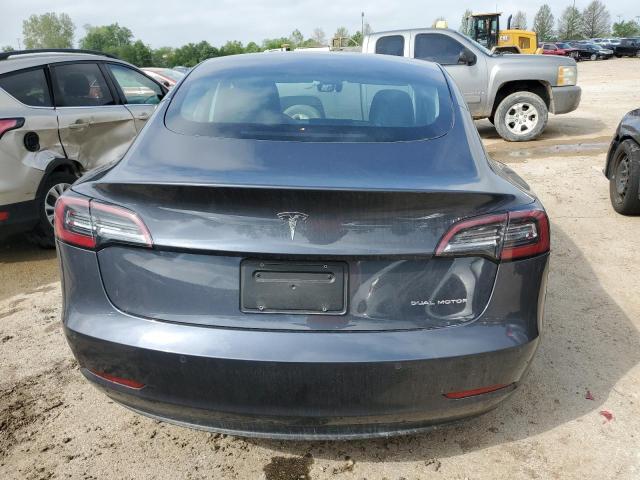 5YJ3E1EB6NF188496 - 2022 TESLA MODEL 3 GRAY photo 6