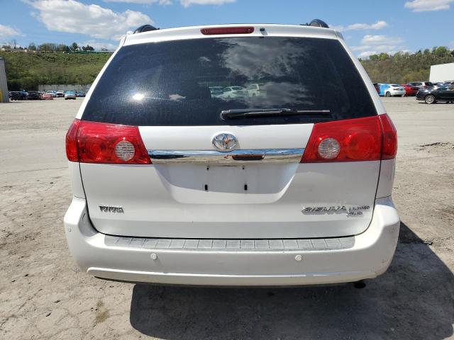 5TDBK22C28S017669 - 2008 TOYOTA SIENNA XLE WHITE photo 6