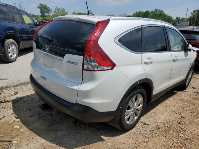 5J6RM4H78CL069827 - 2012 HONDA CR-V EXL WHITE photo 3