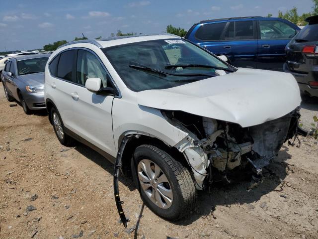 5J6RM4H78CL069827 - 2012 HONDA CR-V EXL WHITE photo 4