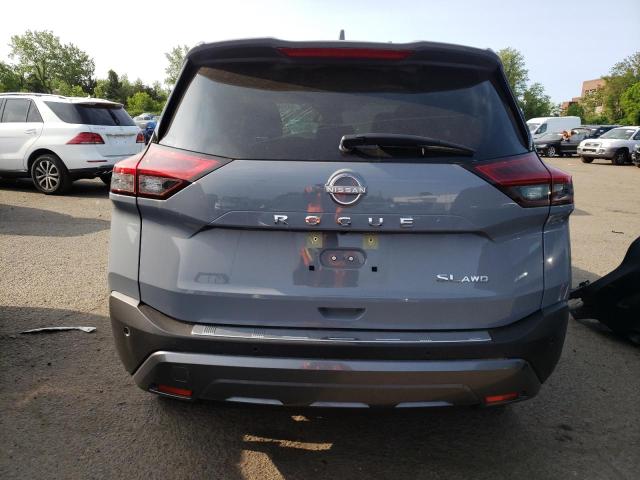 JN8BT3CB8NW332081 - 2022 NISSAN ROGUE SL GRAY photo 6