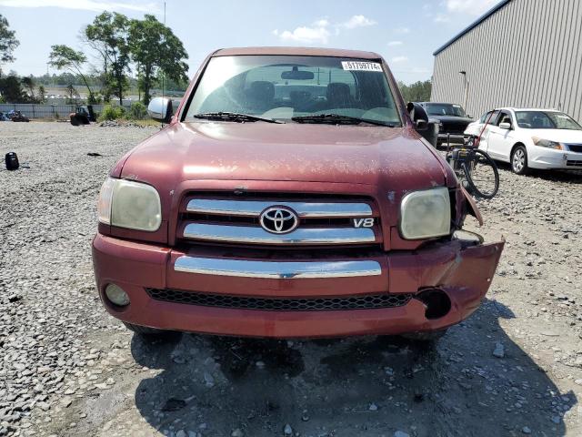 5TBET34176S550540 - 2006 TOYOTA TUNDRA DOUBLE CAB SR5 BURGUNDY photo 5