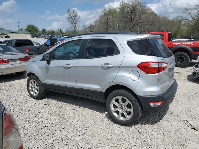 MAJ6S3GL4KC308933 - 2019 FORD ECOSPORT SE ვერცხლისფერი ფოტო 2