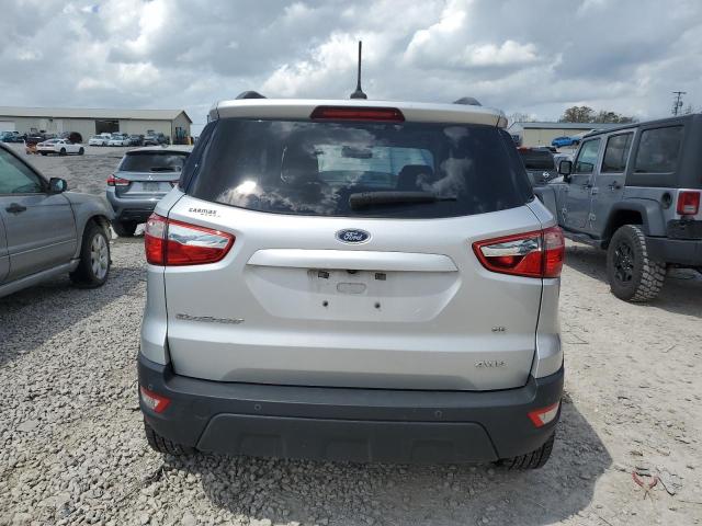 MAJ6S3GL4KC308933 - 2019 FORD ECOSPORT SE ვერცხლისფერი ფოტო 6
