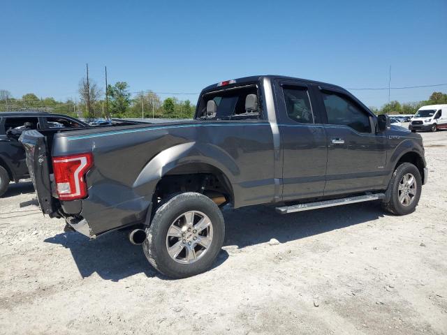 1FTEX1EP4FFC71971 - 2015 FORD F150 SUPER CAB GRAY photo 3