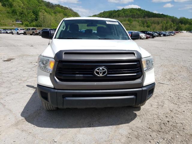 5TFUM5F15FX062609 - 2015 TOYOTA TUNDRA DOUBLE CAB SR/SR5 WHITE photo 5