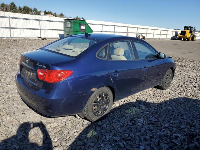 KMHDU46DX9U787502 - 2009 HYUNDAI ELANTRA GLS BLUE photo 3