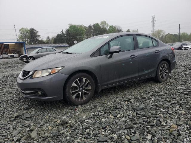 19XFB2F9XDE010831 - 2013 HONDA CIVIC EXL GRAY photo 1