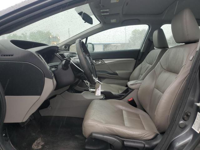 19XFB2F9XDE010831 - 2013 HONDA CIVIC EXL GRAY photo 7