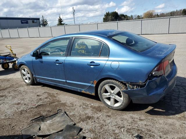2HGFA16629H012962 - 2009 HONDA CIVIC LX-S Կապույտ լուսանկար 2