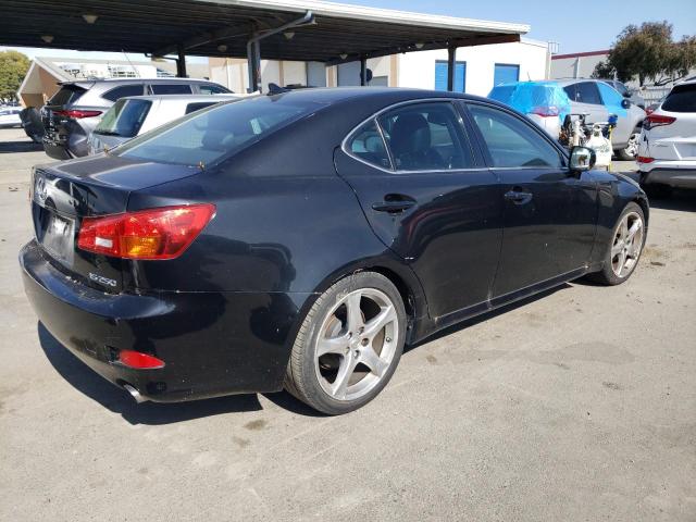 JTHBK262272045266 - 2007 LEXUS IS 250 BLACK photo 3