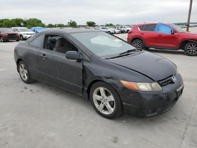 2HGFG12887H568325 - 2007 HONDA CIVIC EX BLACK photo 4