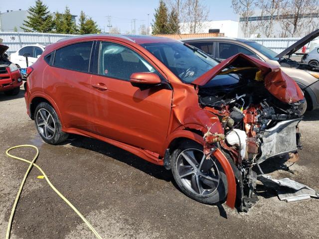 3CZRU6H90KM105018 - 2019 HONDA HR-V TOURING ORANGE photo 4