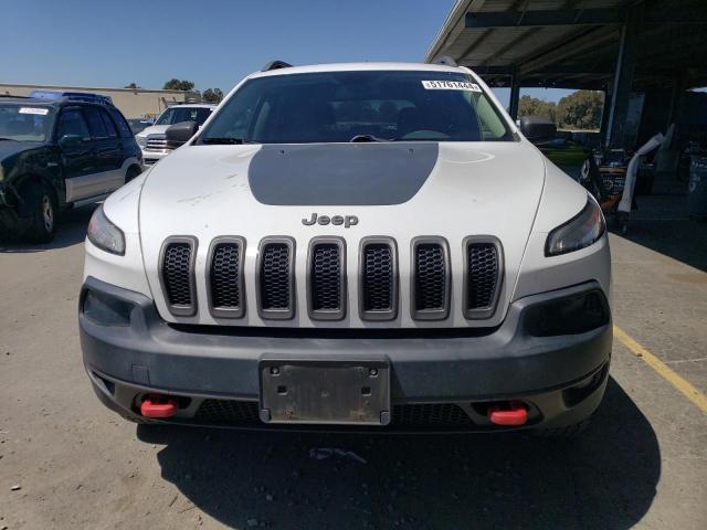 1C4PJMBB5FW668674 - 2015 JEEP CHEROKEE TRAILHAWK WHITE photo 5