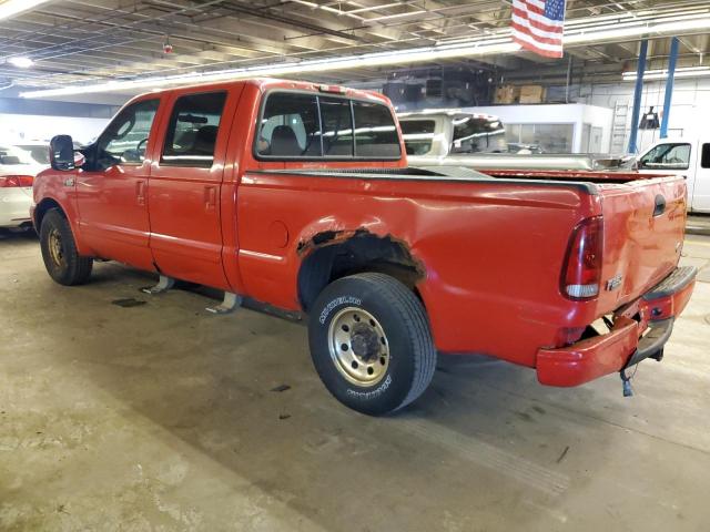 1FTNW20L53EC60041 - 2003 FORD F250 SUPER DUTY RED photo 2