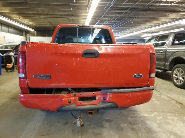 1FTNW20L53EC60041 - 2003 FORD F250 SUPER DUTY RED photo 6