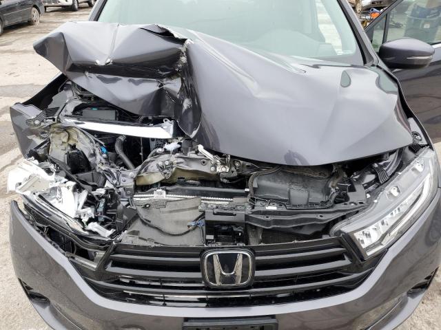 5FNRL6H82NB029147 - 2022 HONDA ODYSSEY TOURING 灰色 照片 12