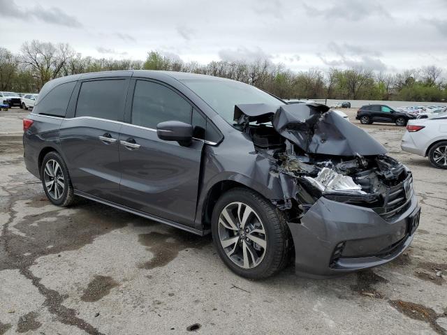 5FNRL6H82NB029147 - 2022 HONDA ODYSSEY TOURING 灰色 照片 4