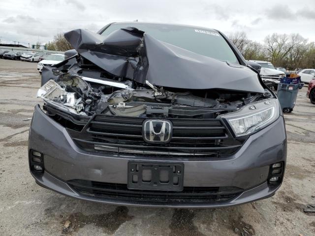 5FNRL6H82NB029147 - 2022 HONDA ODYSSEY TOURING 灰色 照片 5