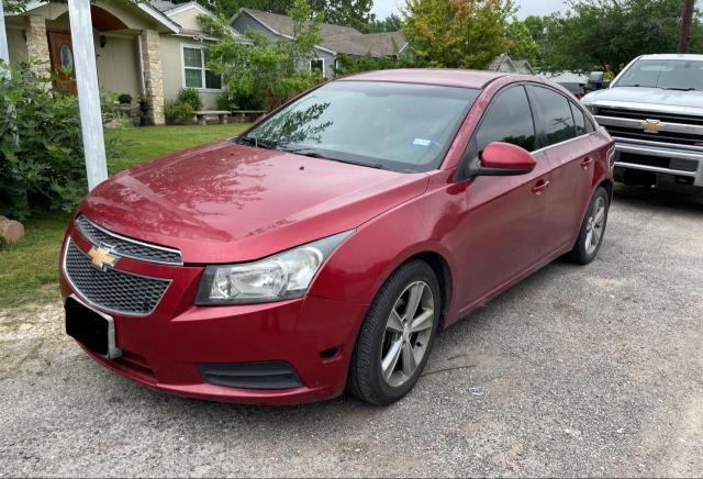 1G1PE5SB1D7139667 - 2013 CHEVROLET CRUZE LT RED photo 2