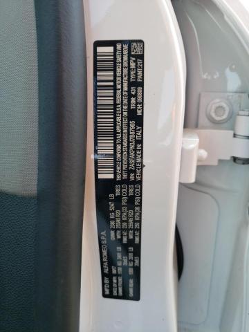 ZASFAKPN3J7B87965 - 2018 ALFA ROMEO STELVIO SPORT თეთრი ფოტო 12