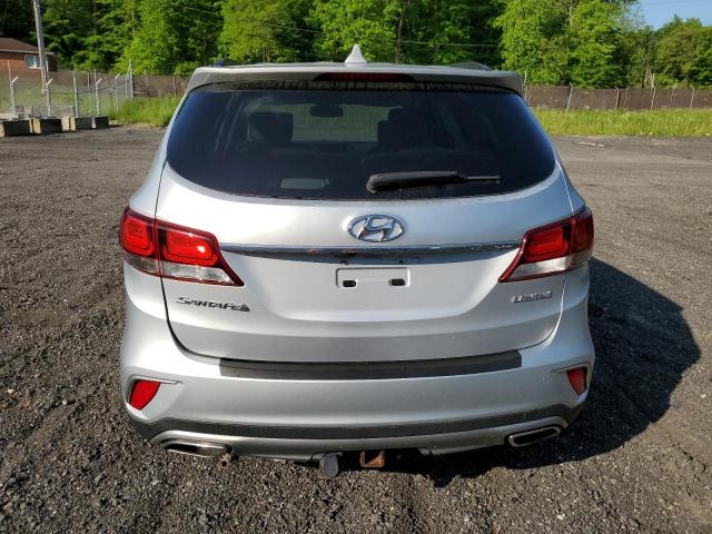 KM8SN4HF9HU189032 - 2017 HYUNDAI SANTA FE SE SILVER photo 6