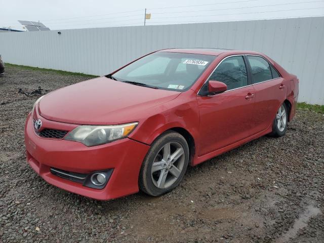4T1BF1FK2CU583184 - 2012 TOYOTA CAMRY BASE RED photo 1