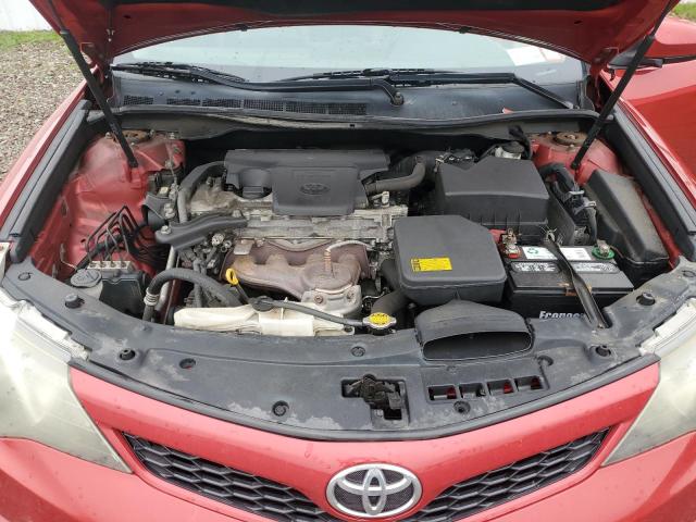 4T1BF1FK2CU583184 - 2012 TOYOTA CAMRY BASE RED photo 11