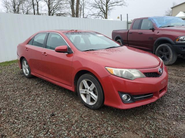 4T1BF1FK2CU583184 - 2012 TOYOTA CAMRY BASE RED photo 4