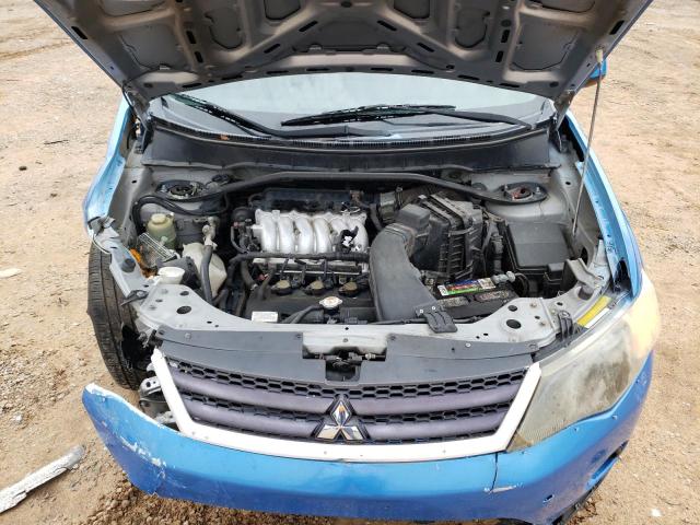 JA4MS41X57Z010361 - 2007 MITSUBISHI OUTLANDER XLS BLUE photo 12