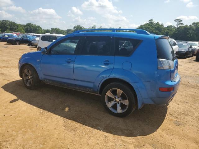 JA4MS41X57Z010361 - 2007 MITSUBISHI OUTLANDER XLS BLUE photo 2